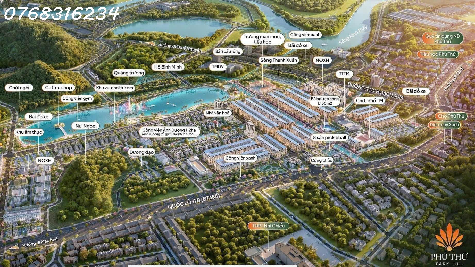  Sở Hữu Ngay Lô Đất Vàng Tại Phú Thứ Park Hill - Giá Chỉ Từ 16 - 20 triệu/m2, Sẵn Sổ Đỏ 