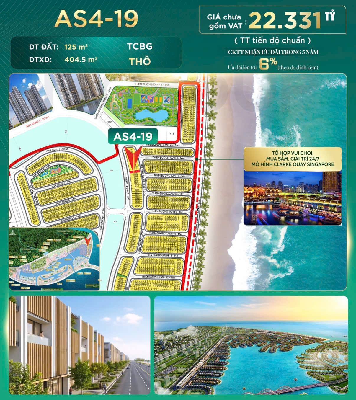  ???????? HÀNG HIẾM – SHOPHOUSE 2 MẶT TIỀN COSMO BAY ???????? 