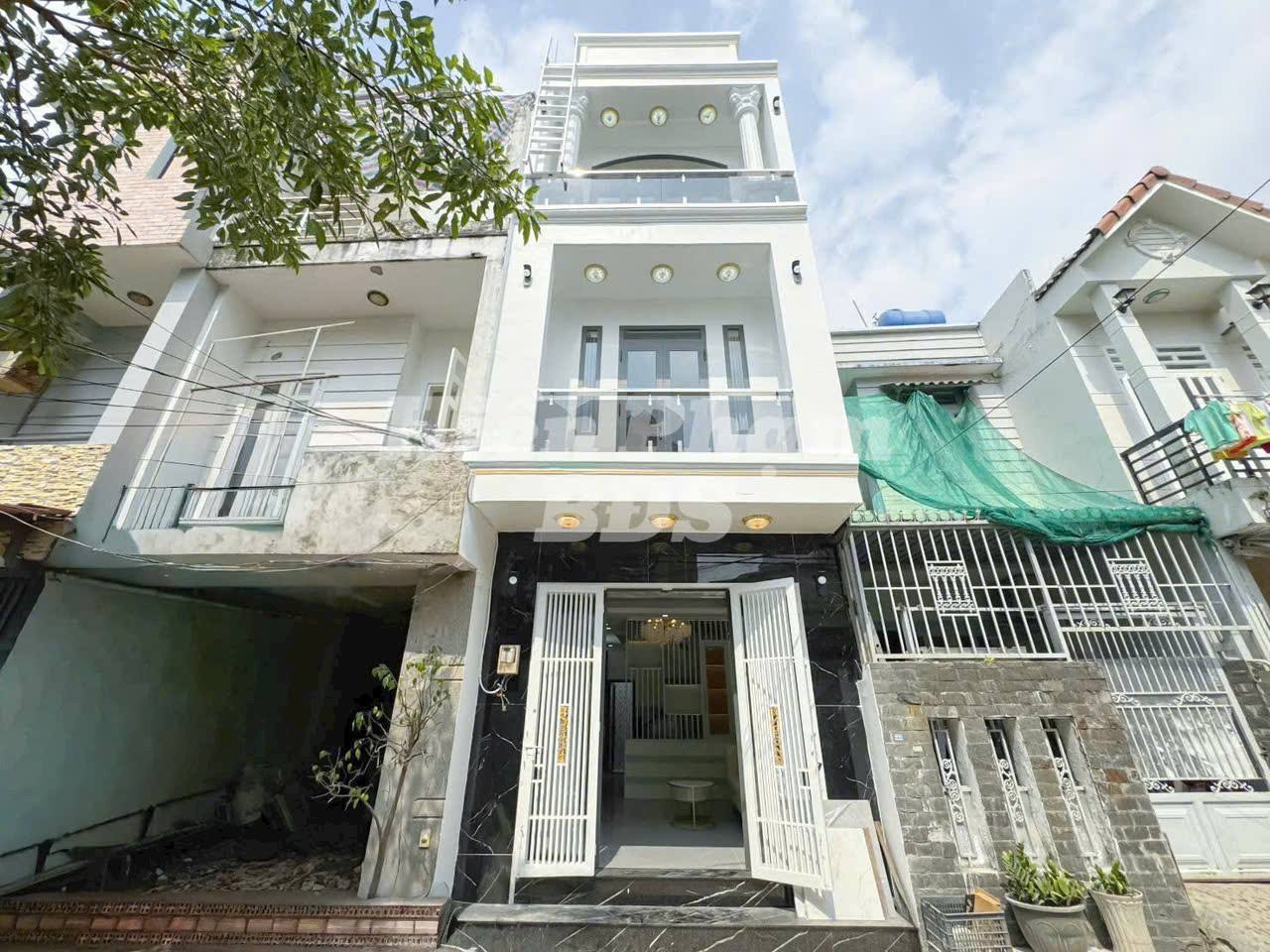  ???????? NHÀ MỚI 3 LẦU – HẺM XE HƠI 6M – HUỲNH TẤN PHÁT, NHÀ BÈ (GIÁP Q7) ???????? 