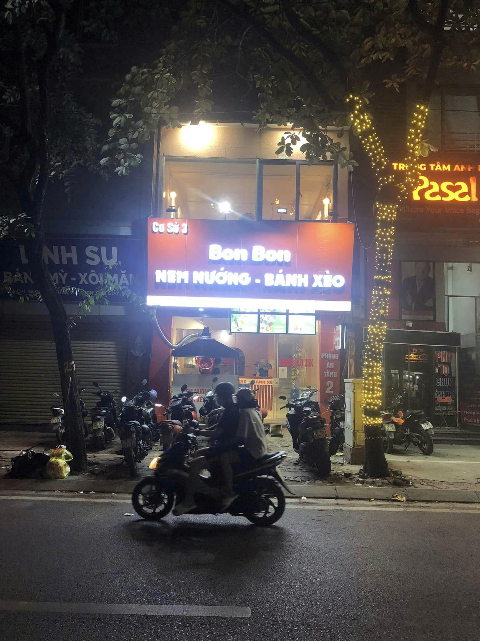  SANG NHƯỢNG CỬA HÀNG NEM NƯỚNG – BÁNH XÈO BON BON TẠI TỪ LIÊM HÀ NỘI 