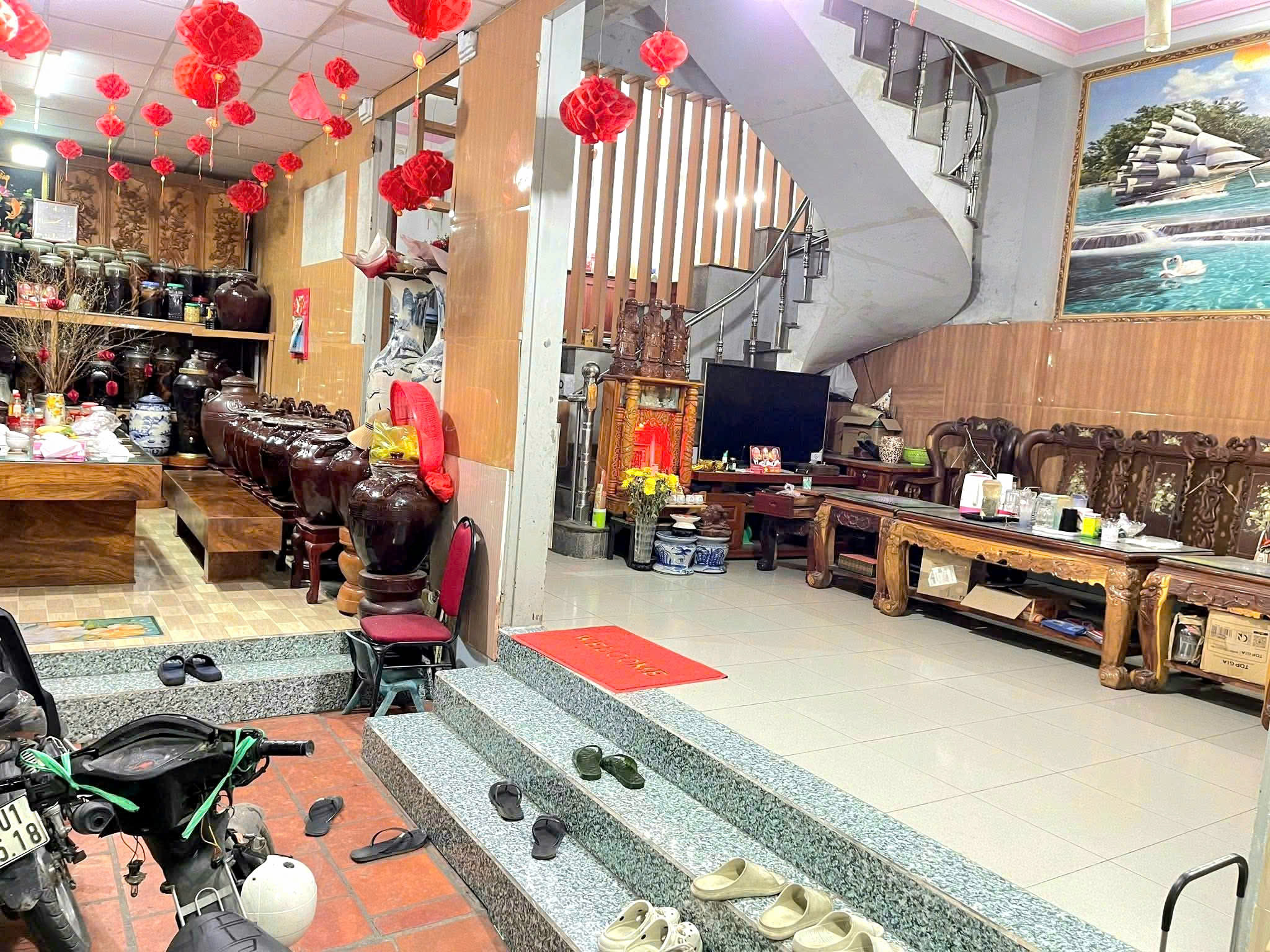  Bán nhà 2 Tầng 104m² Dĩ An,SHR đường xe hơi thông,gần Ngã 3 Ông Xã 