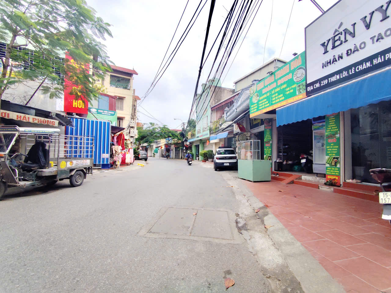  Bán nhà cấp 4 mặt đường Thiên Lôi - gần ngã 4 Phúc Tăng, 48m, Giá 6.6 tỉ 