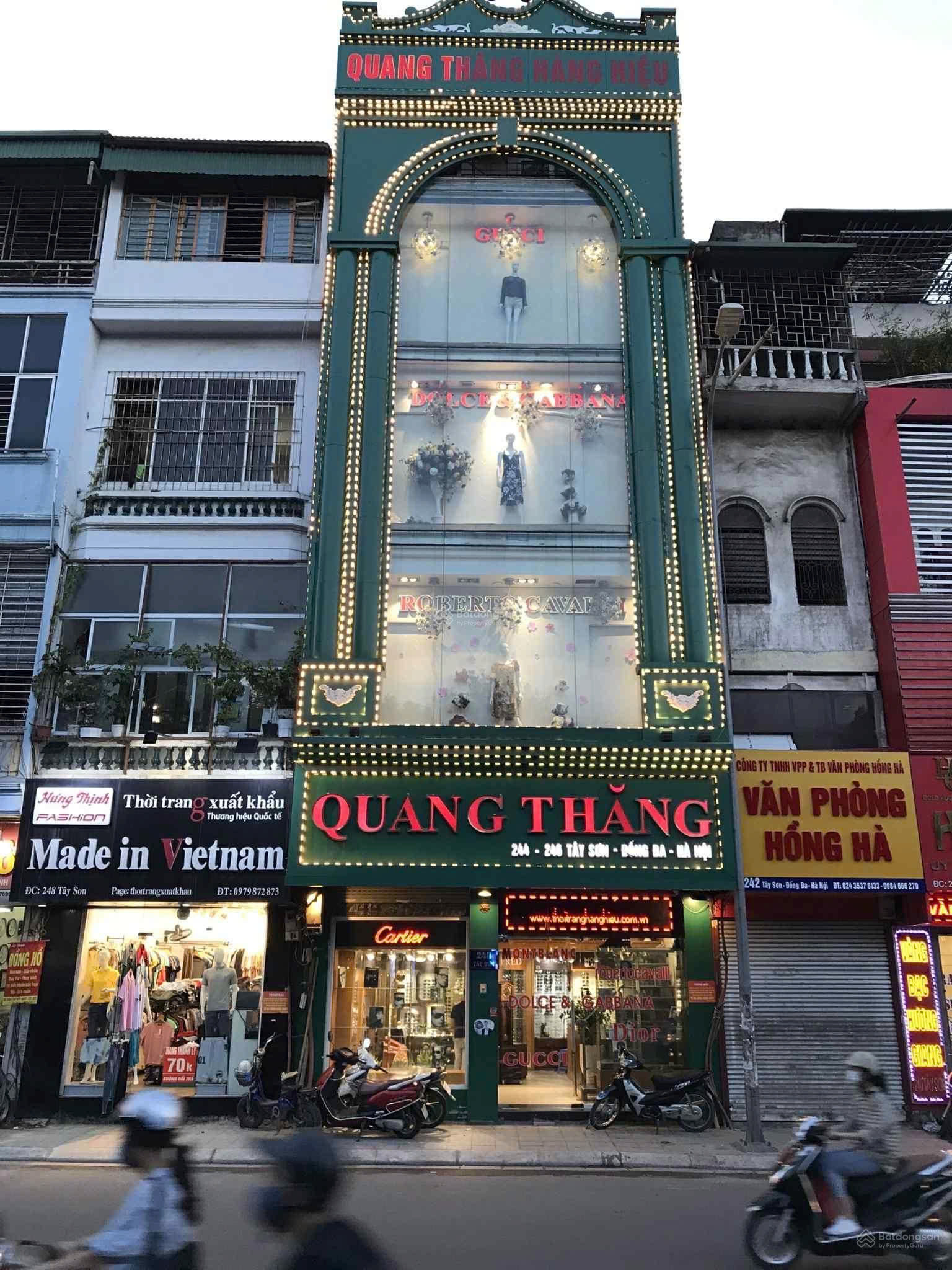  Chính chủ bán nhà mặt phố Tây Sơn, DT 48m2, 6 tầng, MT 6,12 m. Từ tầng 3 dt 60m 