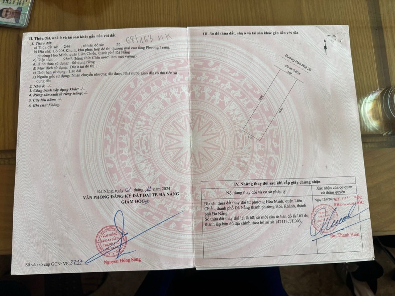  ????????Bán đất đường Hòa Phú 29 - Khu E Kim Long - Khu điện âm 