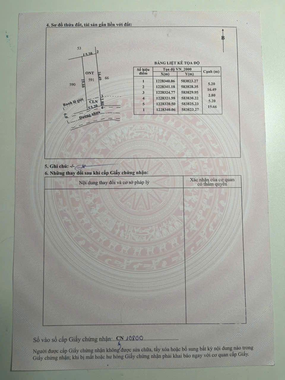  Cần bán nhanh lô đất tại xã An Nhơn Tây huyện củ Chi thành phố Hồ Chí Minh 