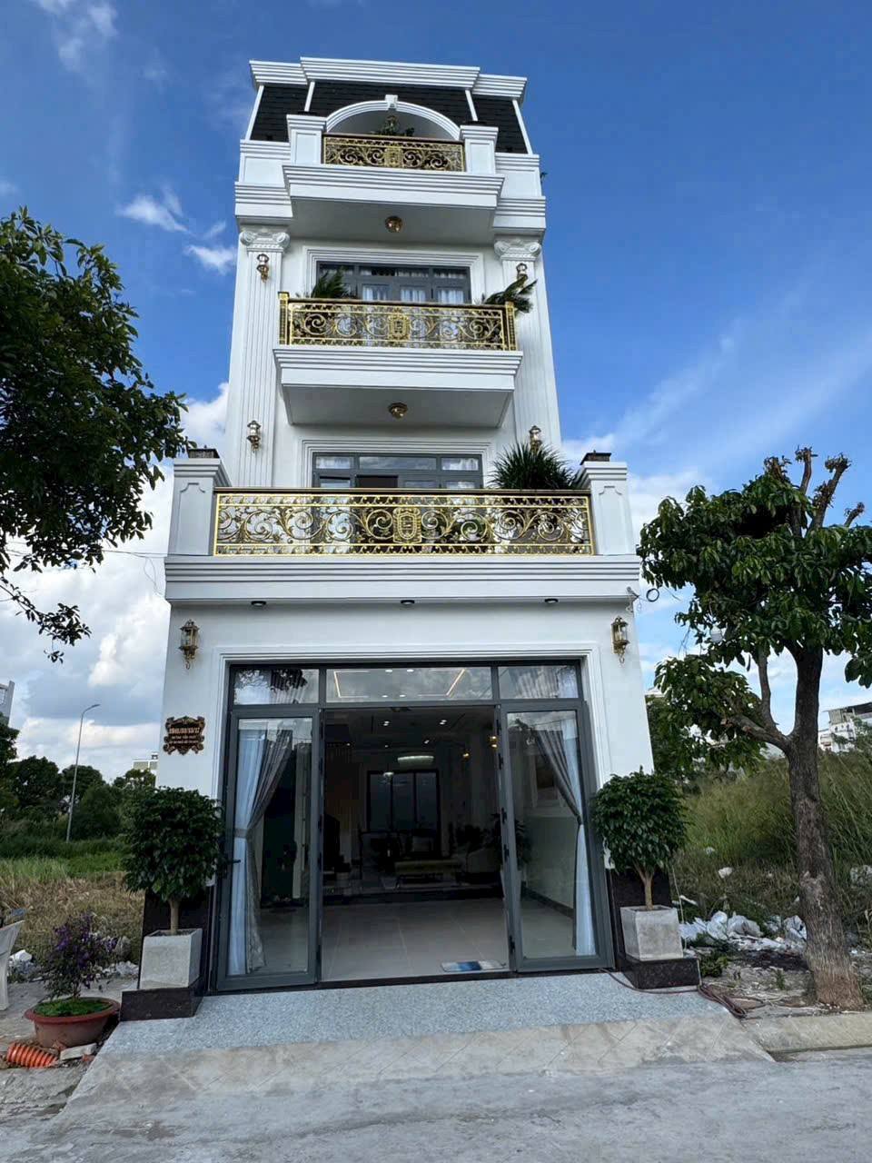  ???? NHÀ 4 TẦNG SÂN THƯỢNG - DT 80M - MT ĐƯỜNG 8M - KHU DÂN CƯ ANH TUẤN ĐƯỜNG HUỲNH TẤN PHÁT ???? 