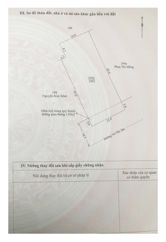  CHÍNH CHỦ BÁN GẤP LÔ ĐẤT 1092 m², GẦN CHỢ PHÍA NAM CHƯ SÊ – MẶT TIỀN ĐƯỜNG VÕ THỊ SÁU, THỊ TRẤN CHƯ SÊ, GIA LAI 