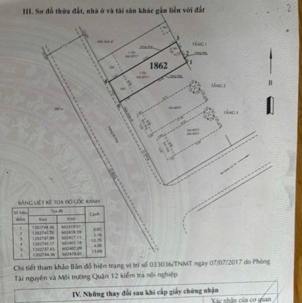  Nhà TL19 An Phú Đông Q12 4x15 55m2 3 tầng giá 5.x tỷ 