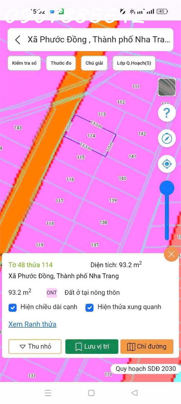  Bán đất ở xã phước đồng, nha trang khánh hoà 