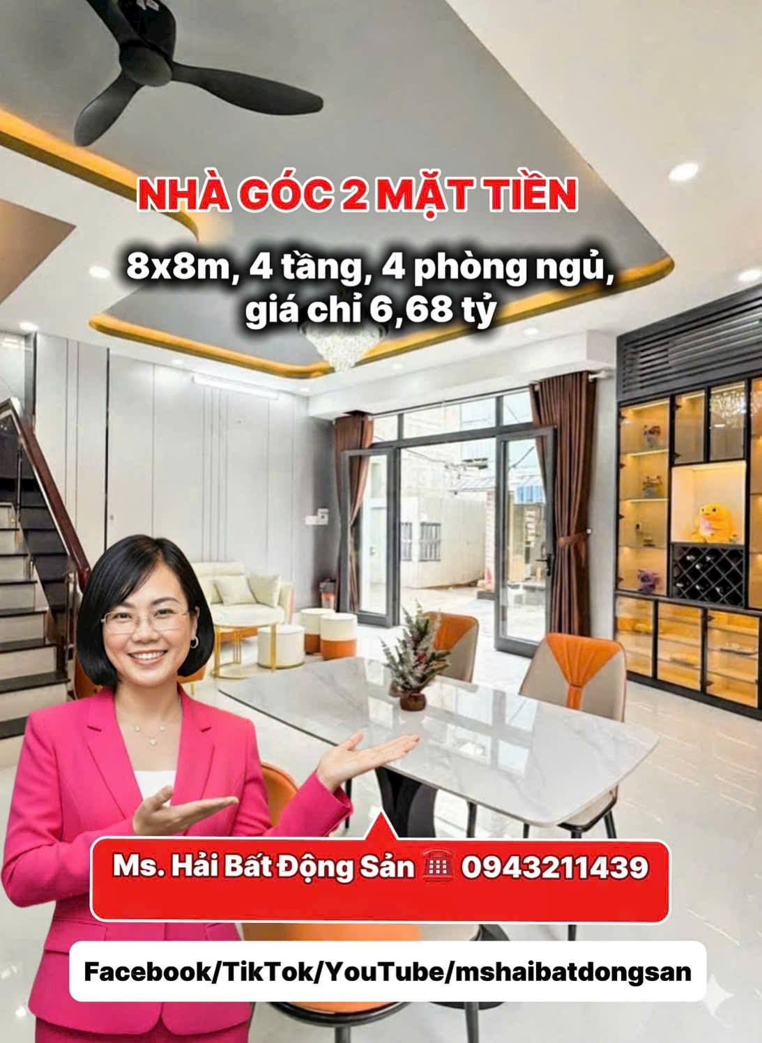  ???????? NHÀ GÓC 2 MẶT TIỀN HUỲNH TẤN PHÁT – LIỀN KỀ PHÚ MỸ HƯNG – GIÁ CHỈ 6,68 TỶ ???????? 