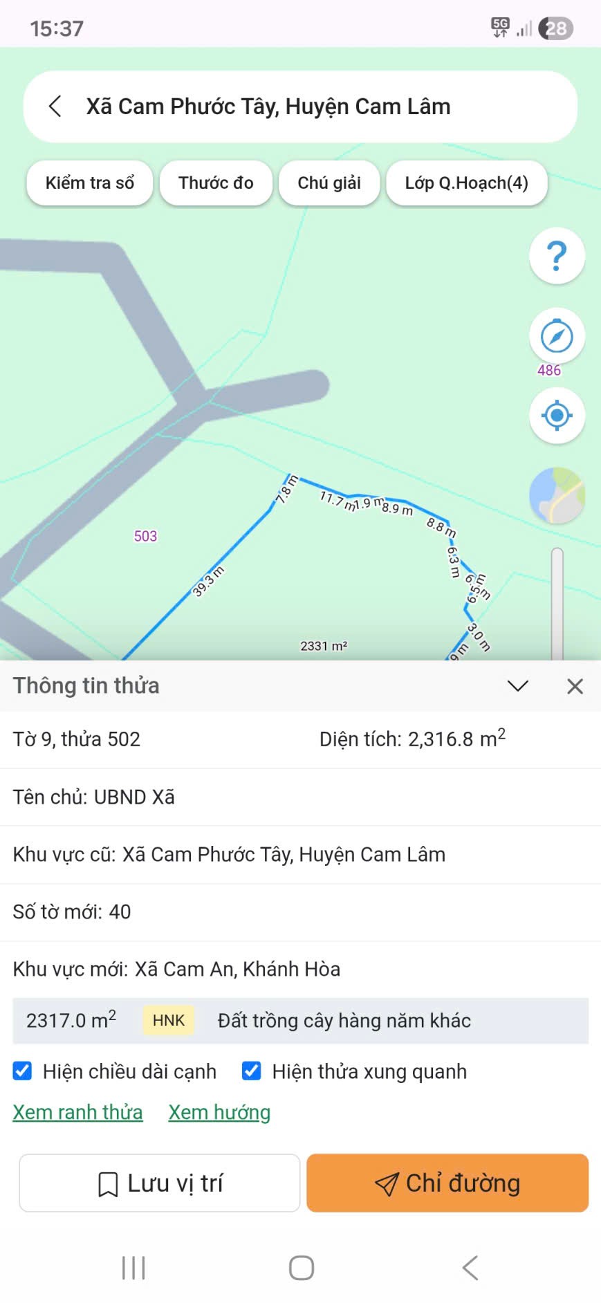  LÔ ĐẤT SIÊU ĐẸP - GIÁ ĐẦU TƯ  - Cần Bán Lô Đất Tại Xã Cam Phước Tây, Cam Lâm, Khánh Hòa 
