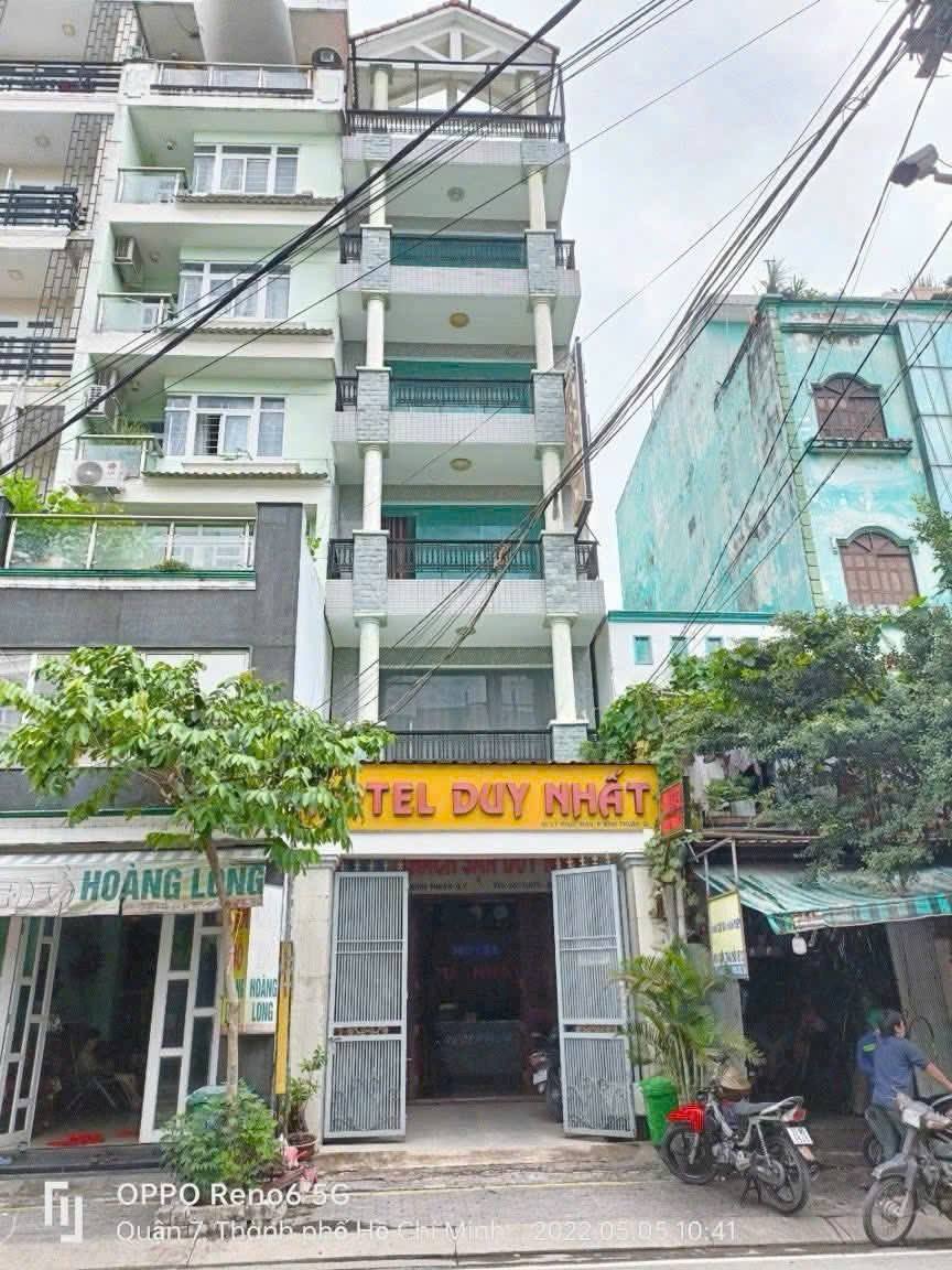  ✨ BÁN KHÁCH SẠN MẶT TIỀN ĐƯỜNG LÝ PHỤC MAN, Q7 - ĐANG CÓ HỢP ĐỒNG THUÊ 40TR/THÁNG ✨ 