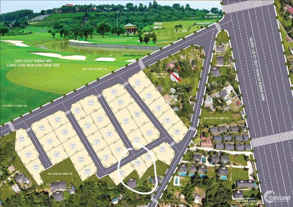  CHÍNH CHỦ bán đất vị trí đẹp Cổ Đông, Sơn Tây - Gần Đại học Quốc Gia, FPT, trường Lục Quân 