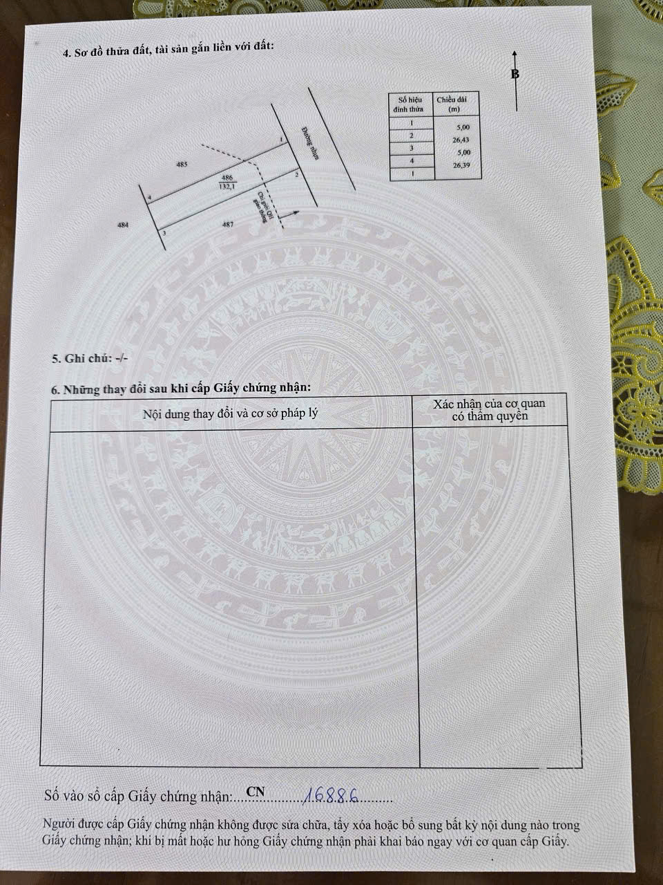  Bình Giã
 • Diện tích: 5 x 26
 • 80m² thổ cư 