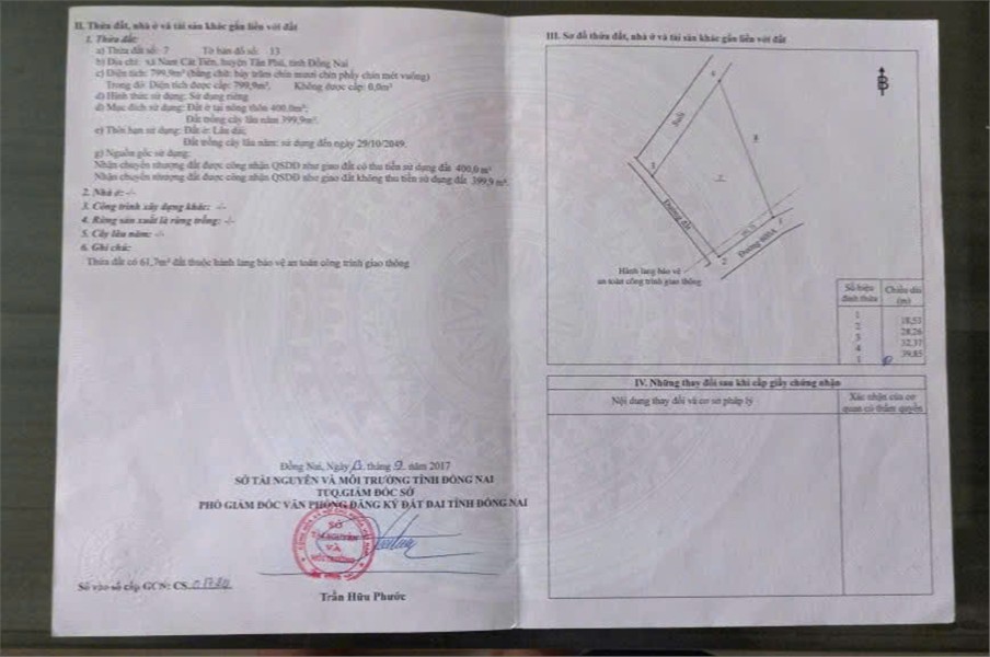  ĐẤT ĐẸP - VỊ TRÍ ĐẮC ĐỊA - Chính Chủ Bán Đất 3 Mặt Đường Xã Nam Cát Tiên, Tân Phú, Đồng Nai 