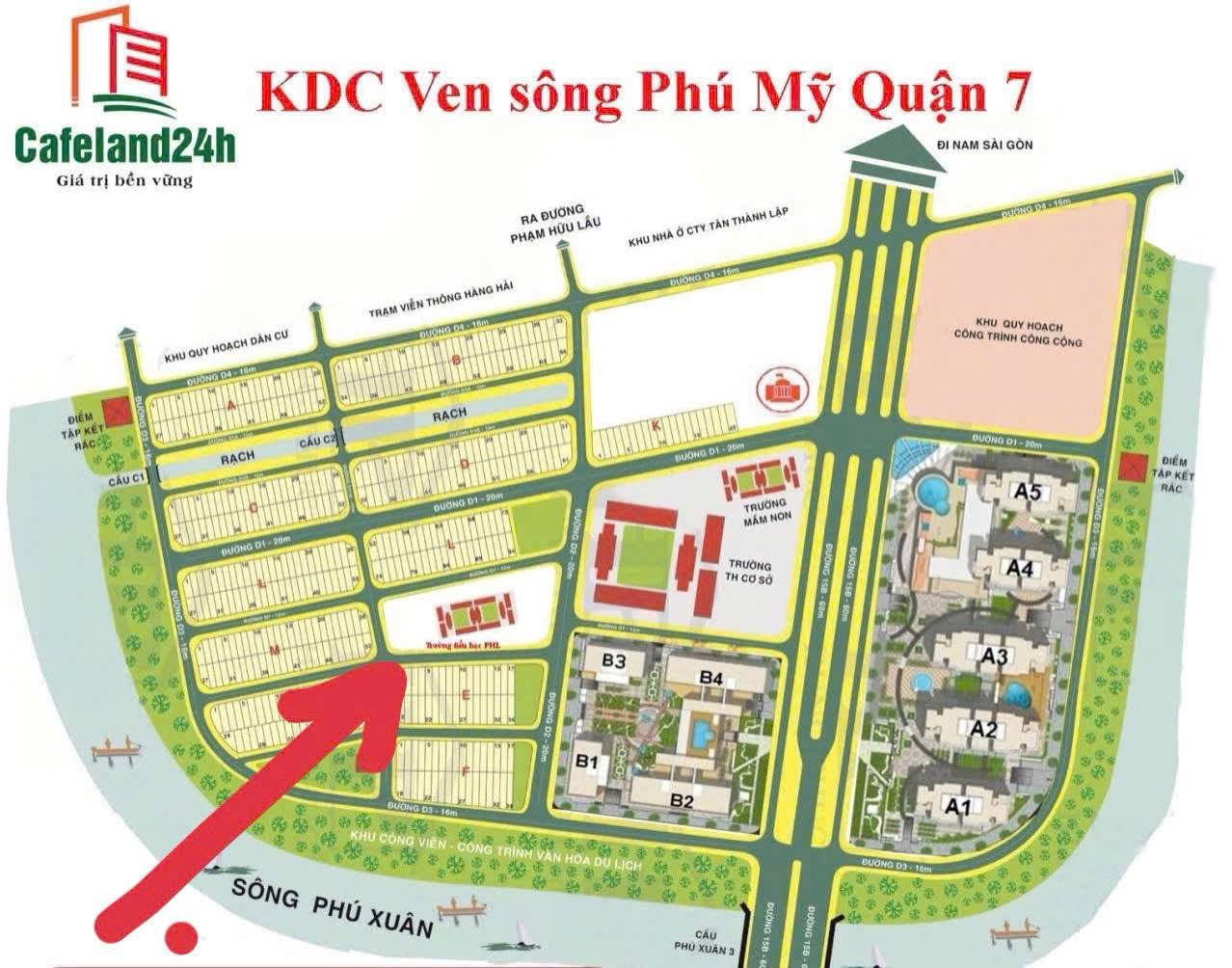  ĐẤT GÓC 2 MẶT TIỀN PHÚ MỸ QUẬN 7 – ĐƯỜNG 14M – GẦN SÔNG – CÔNG VIÊN – KD ĐỈNH – 13,8 TỶ 