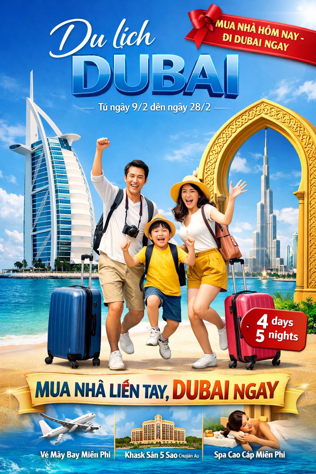  ???????? HOT - MUA NHÀ HÔM NAY – CƠ HỘI DU LỊCH DUBAI NGAY ✈️????️ 