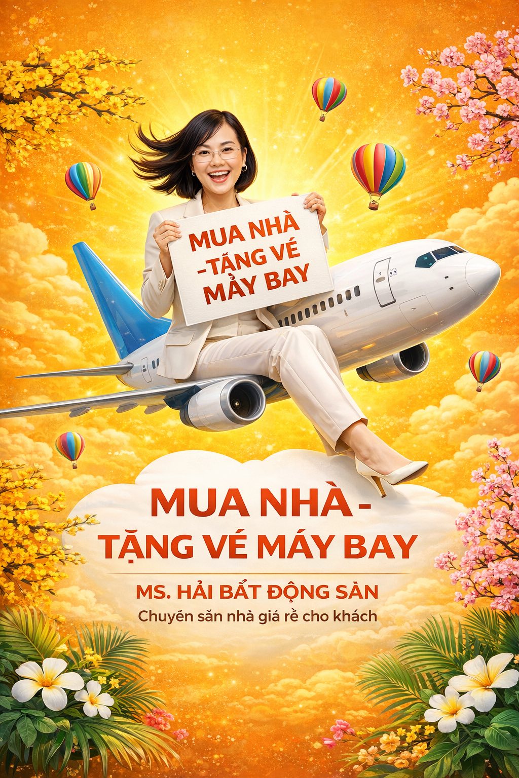  ???? ĐẶT CỌC TRƯỚC TẾT – TẶNG VÉ MÁY BAY VỀ QUÊ ✈️ 