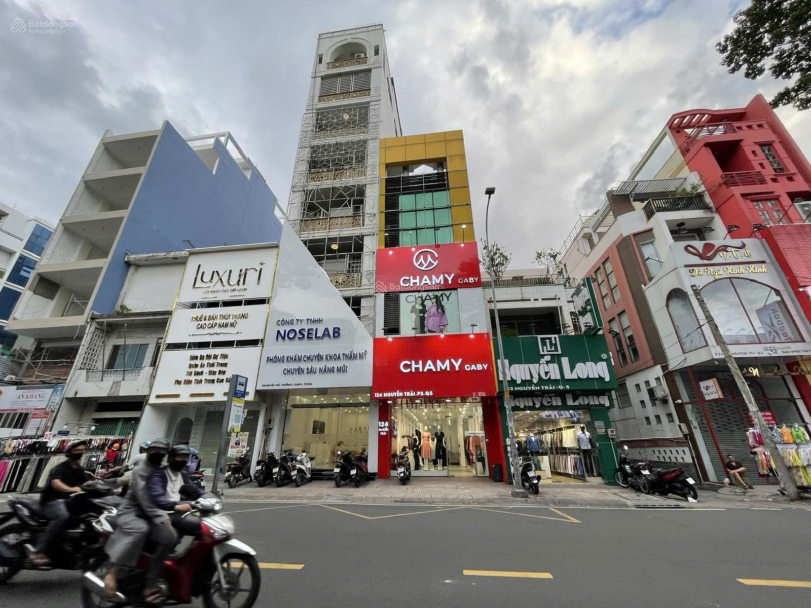  -VIP QUẬN 5_Mặt Tiền Đoạn Đẹp Đường Nguyễn Trãi 5 Tầng (5.5X21)Vuông Đẹp, 55Tỷ TL 