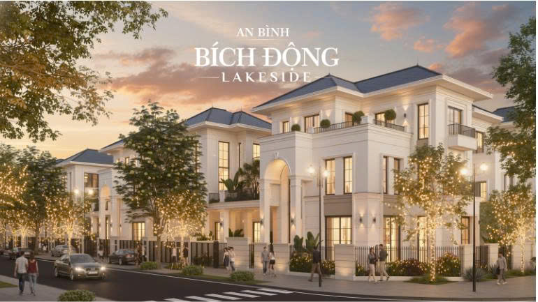 Bán lô góc Bích Động Lakeside - đường 22m –diện tích 140m² - 68 triệu/m² 