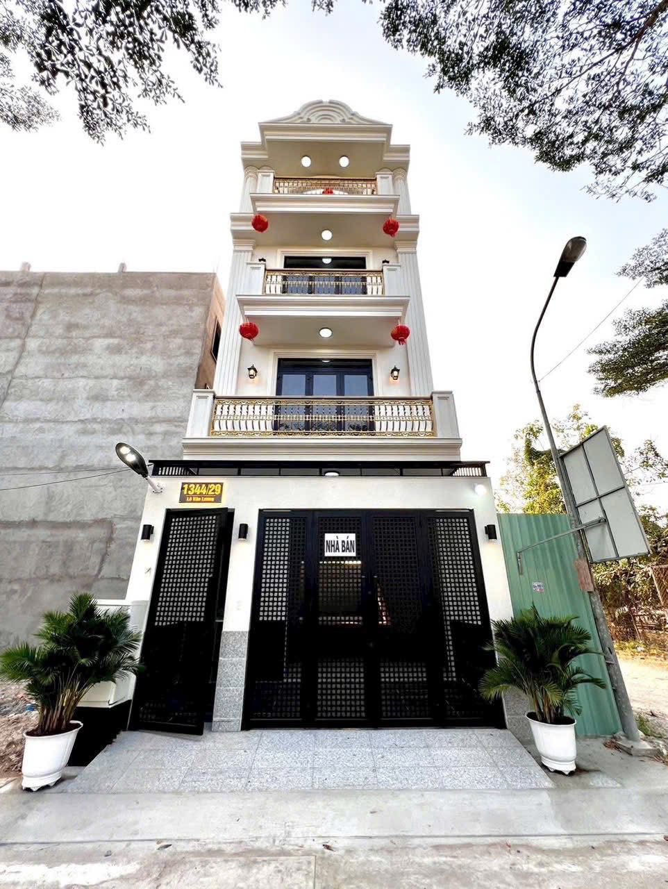  NHÀ PHỐ XÂY MỚI 5×16M – 4 MẶT THOÁNG – GẦN LÊ VĂN LƯƠNG  NHÀ BÈ - GIÁ RẺ 