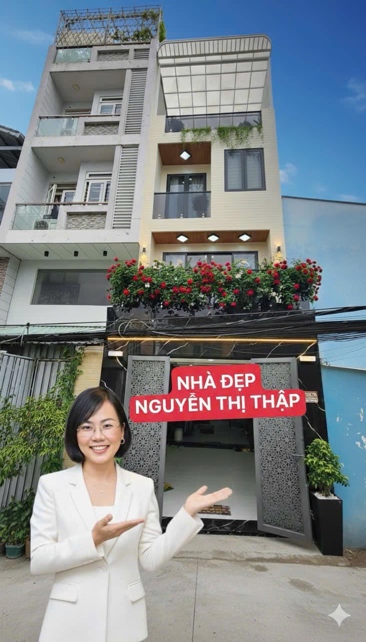  NHÀ NGUYỄN THỊ THẬP Q7 – CÁCH MẶT TIỀN 50M – XE HƠI ĐẬU CỬA - 12,39 TỶ 
