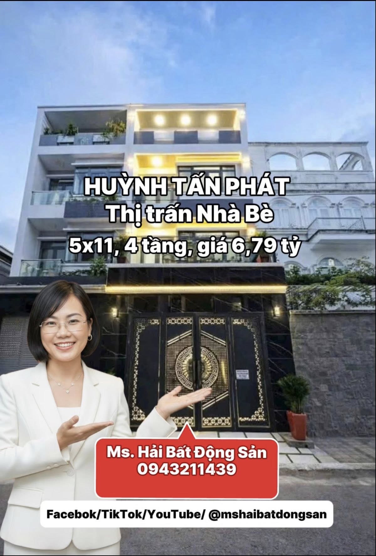 GIẢM GIÁ TRƯỚC TẾT  NHÀ MỚI ĐÀO TÔNG NGUYÊN – TT NHÀ BÈ  HẺM XE HƠI  FULL NỘI THẤT - 6,79 TỶ 