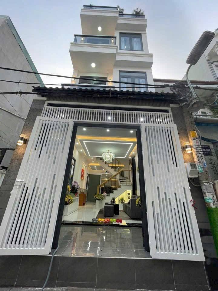  NHÀ MỚI HUỲNH TẤN PHÁT, NHÀ BÈ – HẺM XE HƠI – FULL NỘI THẤT – GIÁ 6,66 TỶ 