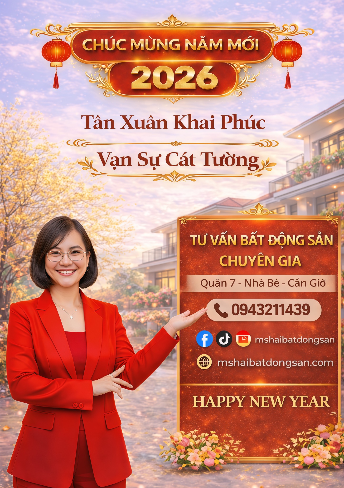  XUÂN SANG VỮNG ĐẤT – BỀN NIỀM TIN  NĂM MỚI PHÁT TÀI – TRỌN CHỮ TÍN 