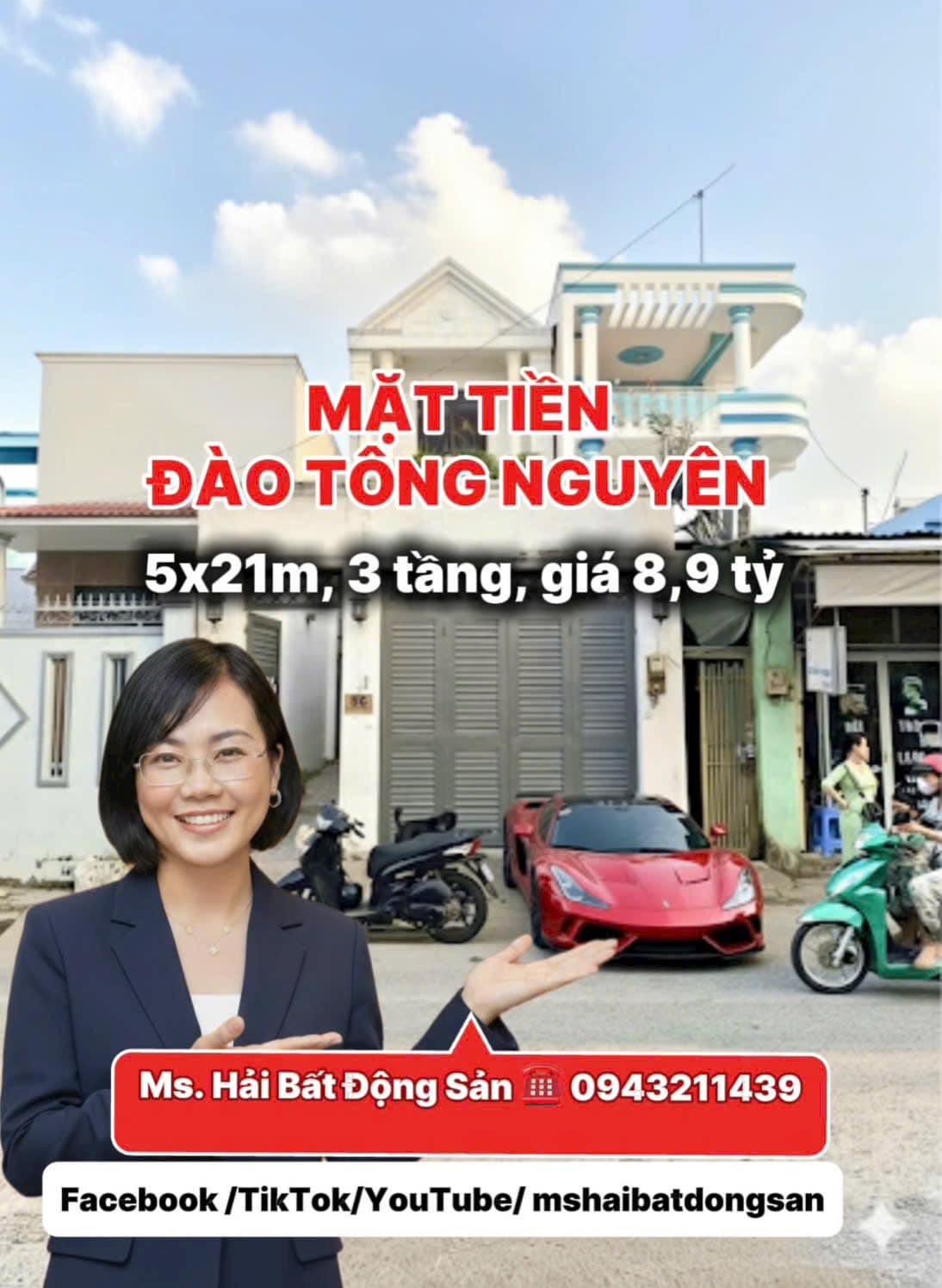  NHÀ MẶT TIỀN ĐÀO TÔNG NGUYÊN, NHÀ BÈ – VỊ TRÍ KINH DOANH – GIÁ RẺ HIẾM – CHỈ 8,9 TỶ (CÒN BỚT LỘC) 
