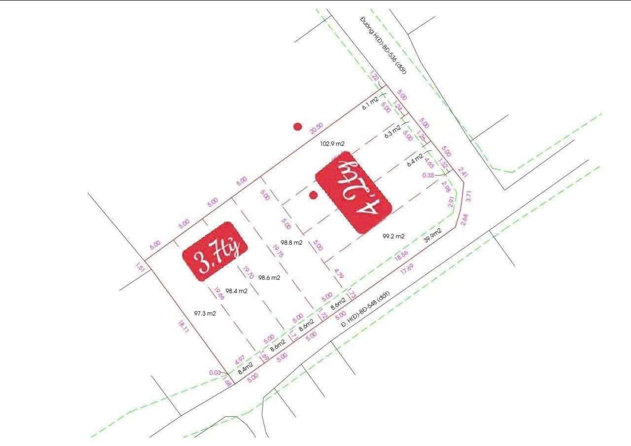  ĐẤT NỀN KÊNH TIÊU 1, BÀ ĐIỂM, HÓC MÔN - ĐƯỜNG NHỰA 7M – GẦN PHAN VĂN HỚN 