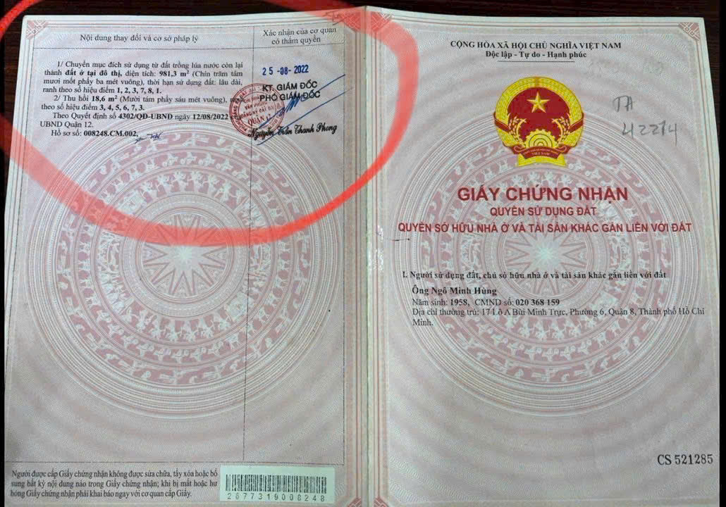  Lô Đất đẹp (17.5x55) Đường Lê Thị Riêng, P.Thới An, Quận 12 Giá Rẻ 33 tỷ 