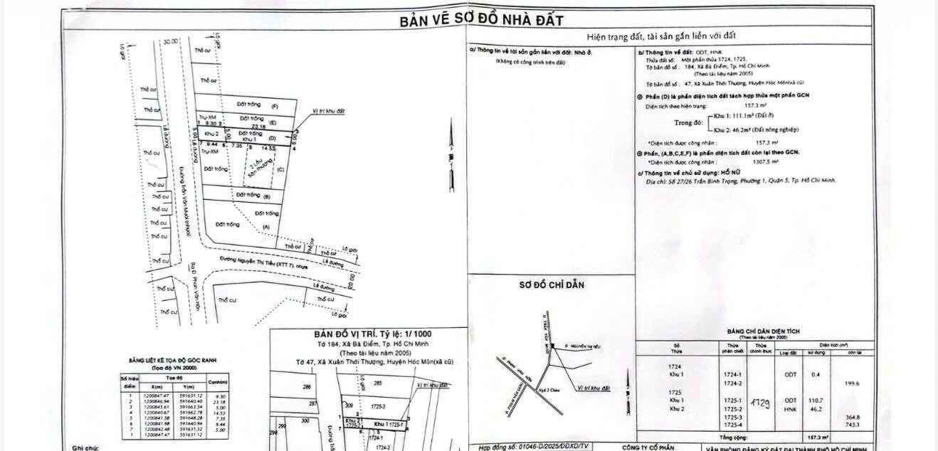  LÔ GÓC 2 MẶT TIỀN – TRẦN VĂN MƯỜI - NGUYỄN THỊ TIỂU – KINH DOANH ĐỈNH CAO 