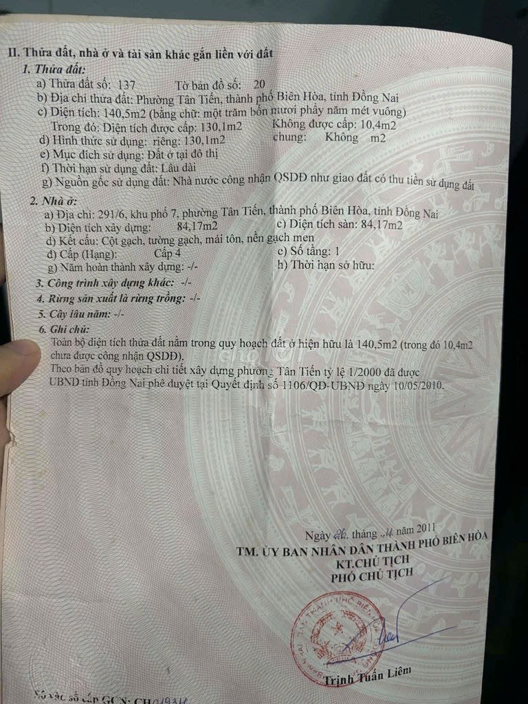  NHÀ ĐẸP - GIÁ TỐT - CHÍNH CHỦ Cần Bán Nhà Vị Trí Đẹp Tại  Tam Hiệp, Thành phố Biên Hòa, Đồng Nai 
