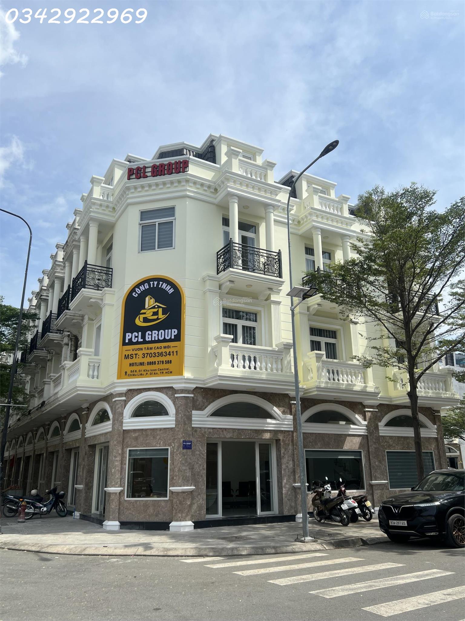  Bán Shophouse căn góc tại Icon Central, Dĩ An, Bình Dương, đang cho thuê 20 triệu/tháng 
