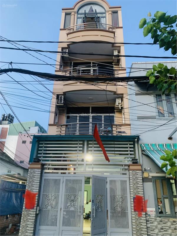  Bán Nhà Dương Quảng Hàm, P.5, GV - Phía sau Vincom Phan Văn Trị. DT: 4m x 20m trệt 3 lầu, giá 9,8 tỷ TL 