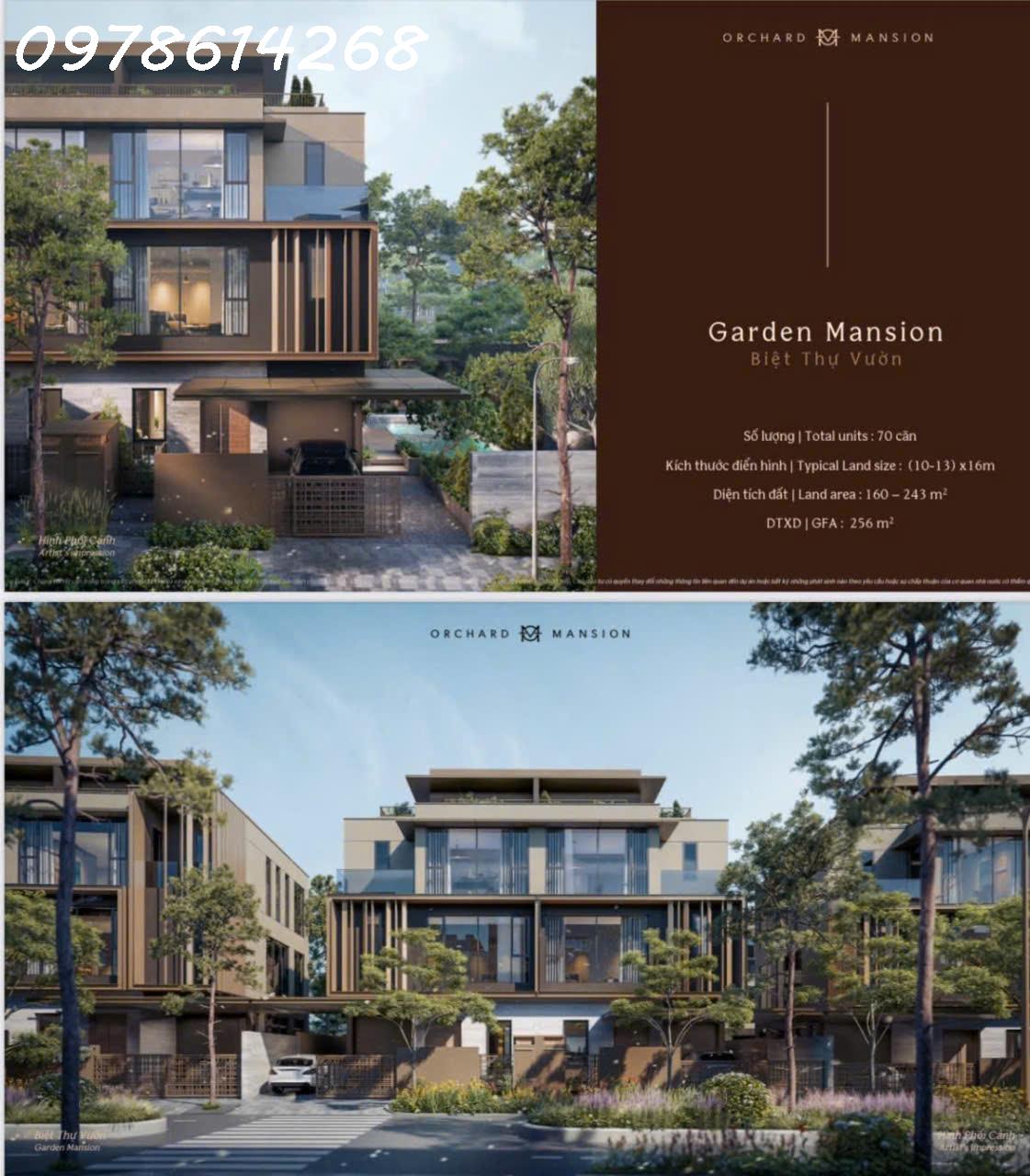  BIỆT THỰ VƯỜN GARDEN MANSION BY SYCAMORE TRUNG TÂM TP KHOA HỌC CÔNG NGHỆ PHÍA BẮC SÀI GÒN 