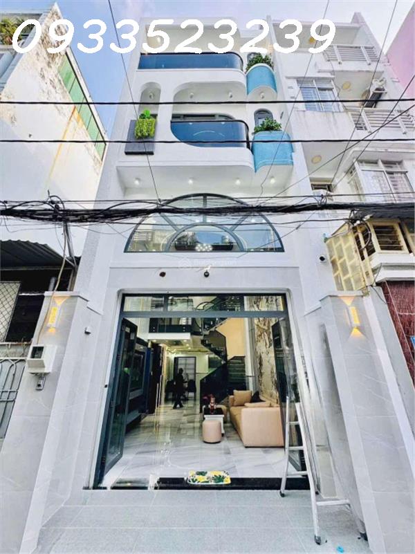  Xây mới 100% - khu phân lô đồng bộ - DT 4 x 13.7 nở hậu nhẹ - HXH tới cửa - 4 tầng - 4PN - full NT 