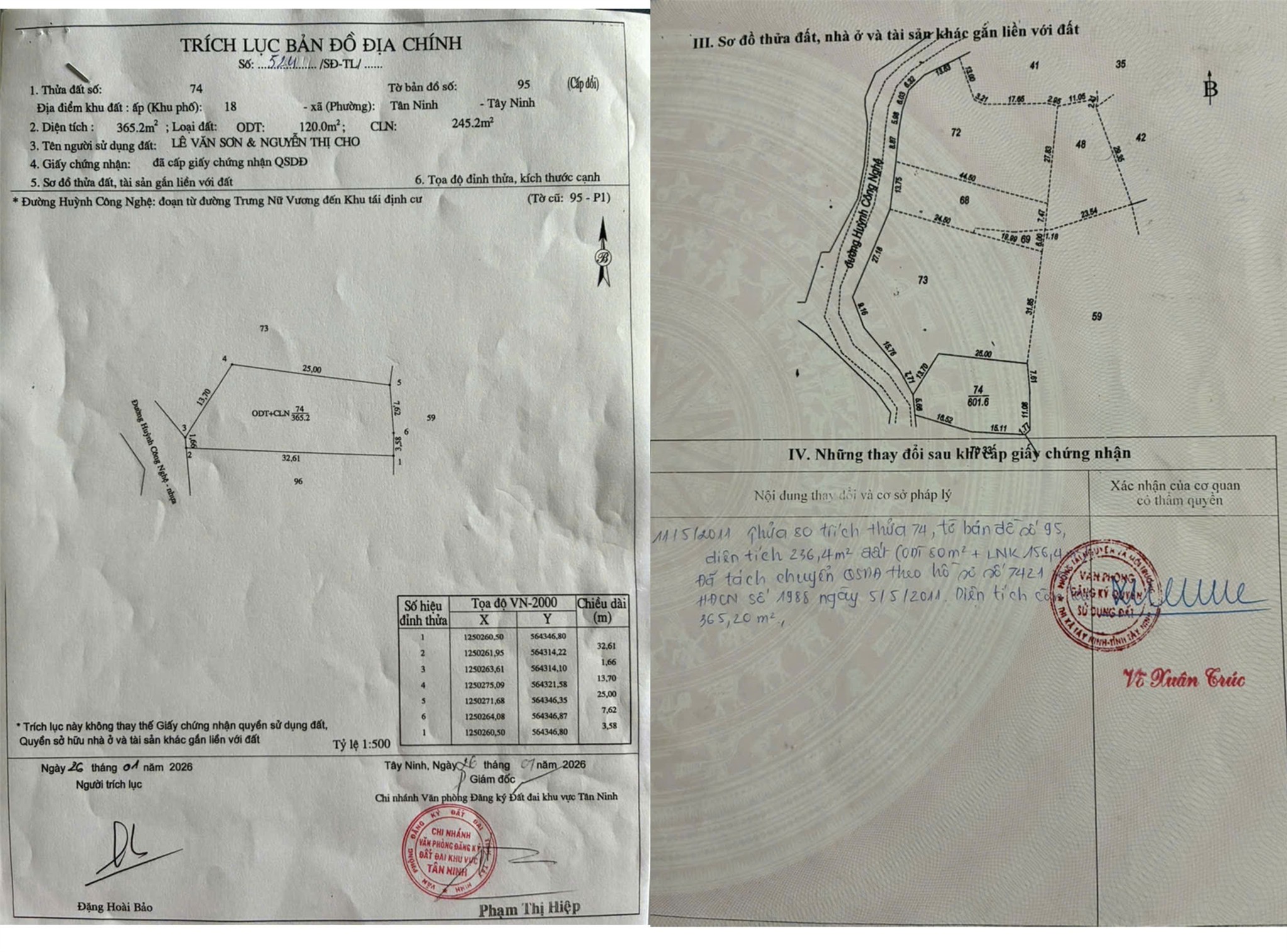  ĐẤT CHÍNH CHỦ - GIÁ TỐT Tại 21 Huỳnh Công Nghệ, Phường 1, Thành phố Tây Ninh, Tây Ninh 