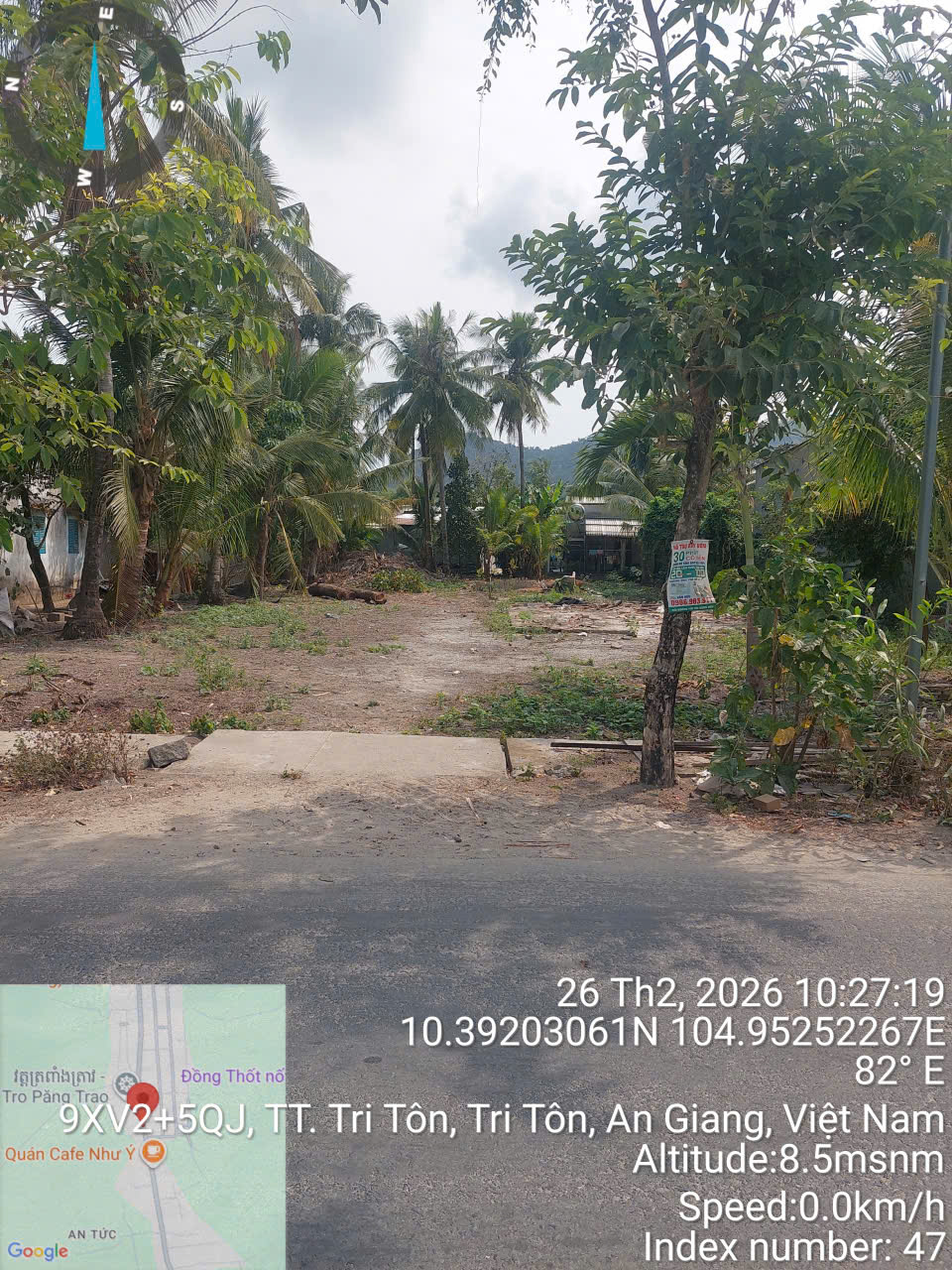  BÁN ĐẤT CHÍNH CHỦ MẶT TIỀN ĐƯỜNG NHỰA FULL TIỆN ÍCH TẠI TRI TÔN 