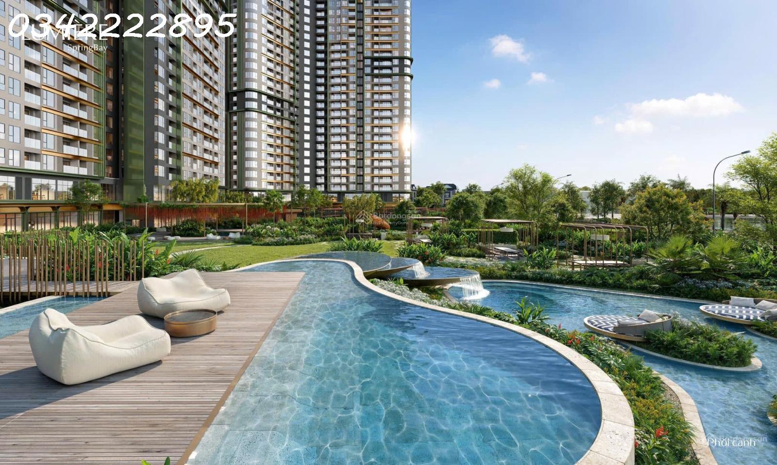  Bán căn hộ 2PN view đẹp tại Lumiere SpringBay, 4,875 tỷ, 65m2. LH: 0342 222 895 