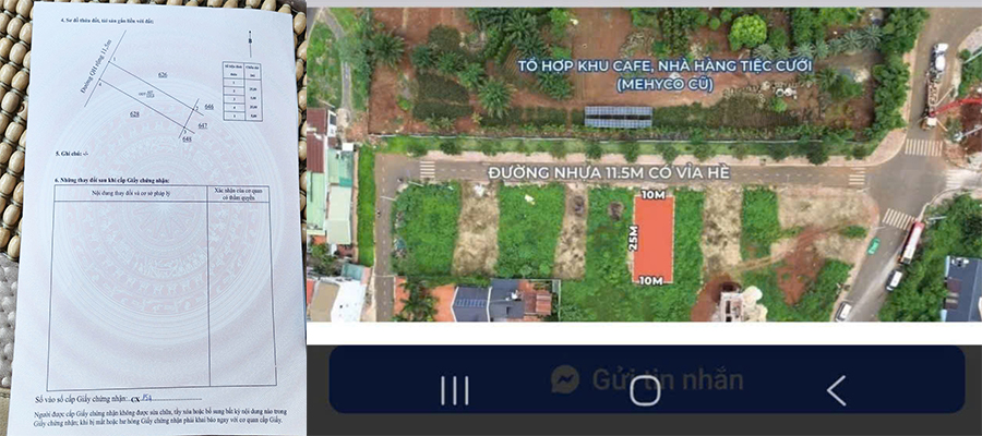  CHÍNH CHỦ BÁN ĐẤT THỔ CƯ SẴN SỔ ĐỐI DIỆN NHÀ HÀNG TIỆC CƯỚI MEHICO 