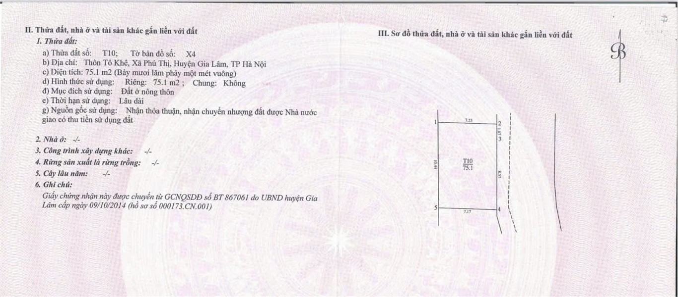  NHÀ ĐẸP – GIÁ TỐT  – CHÍNH CHỦ CẦN BÁN TẠi Đường Tô Khê, xã Phú Thị, Gia Lâm  Hà Nội 