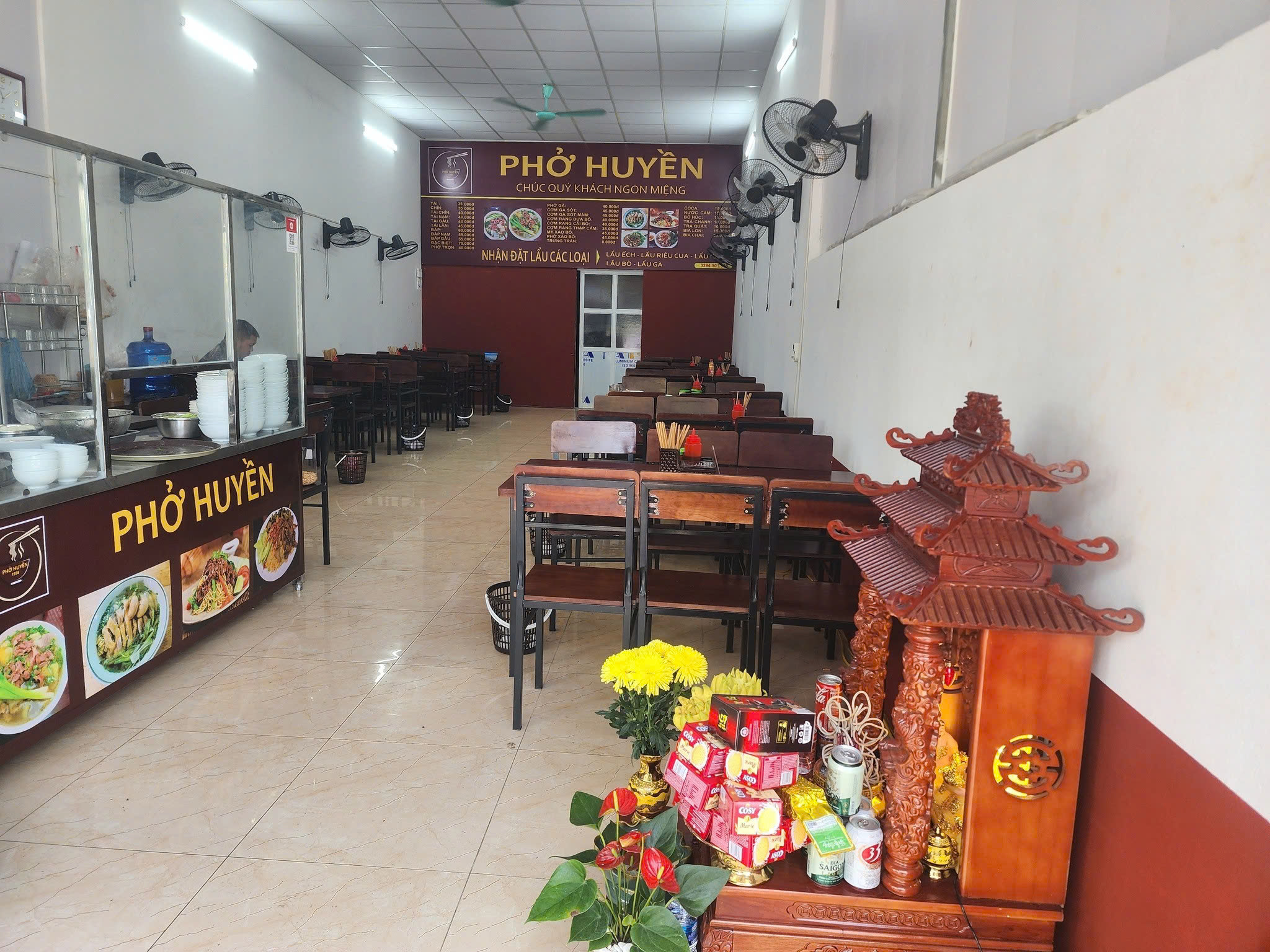  Do không có nguời làm cần sang nhượng quán phở tại đường Kim Giang 