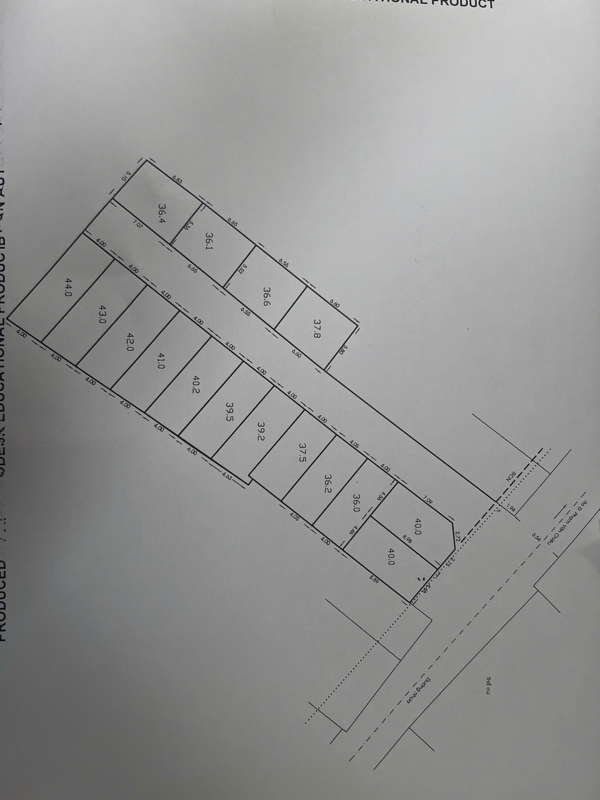  CẦN RA 16 LÔ ĐẤT NỀN F8 TỪ 5T2 ĐẾN 6,2T 