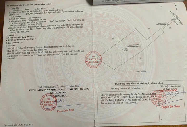  BÁN 3 LÔ ĐẤT LIỀN KỀ ĐƯỜNG TÂN LẬP 02 – PHƯỜNG TÂN UYÊN, TP.HCM – GẦN VSIP 3 – DIỆN TÍCH LỚN, TIỀM NĂNG ĐẦU TƯ 