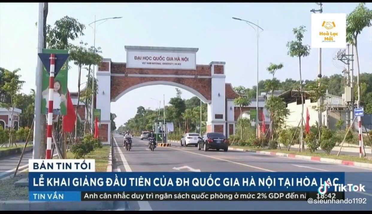  Lô đất 100m2 full thổ sẵn sổ gần Đại Học Quốc Gia, CHợ Hòa Lạc 