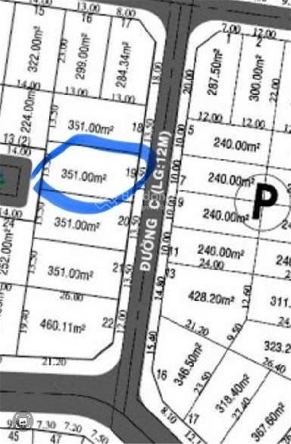  HOT HOT - CẦN BÁN LÔ ĐẤT 2 MẶT TIỀN TẠI Đường Đường C, Phường Thạnh Mỹ Lợi, Q.2, Hồ Chí Minh 