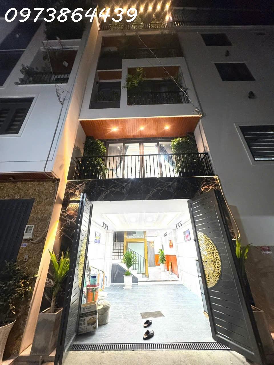  ???? NHÀ MỚI TINH 5 TẦNG VÀO Ở NGAY  – Ô TÔ NGỦ TRONG NHÀ ???? - GẦN CV PM QUANG TRUNG - GIÁP GÒ VẤP - 61M2- 7,5 TỶ TL 