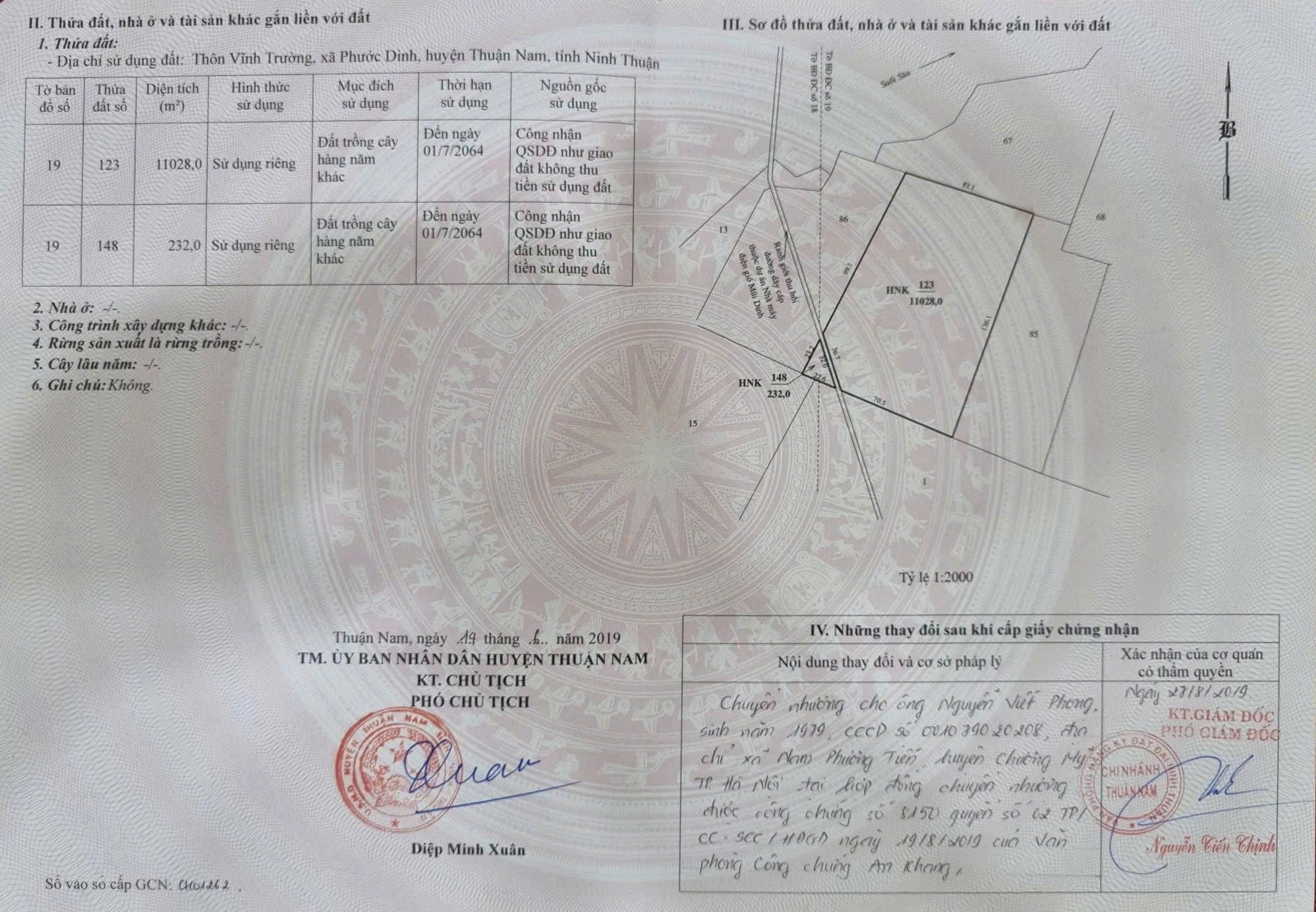  HOT HOT - CẦN BÁN LÔ ĐẤT VEN BIỂN Từ Phan Rang đi Cà Ná tại Xã Phước Dinh, Huyện Thuận Nam, Ninh Thuận 